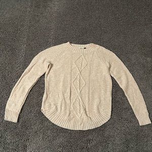 SO light pink sweater